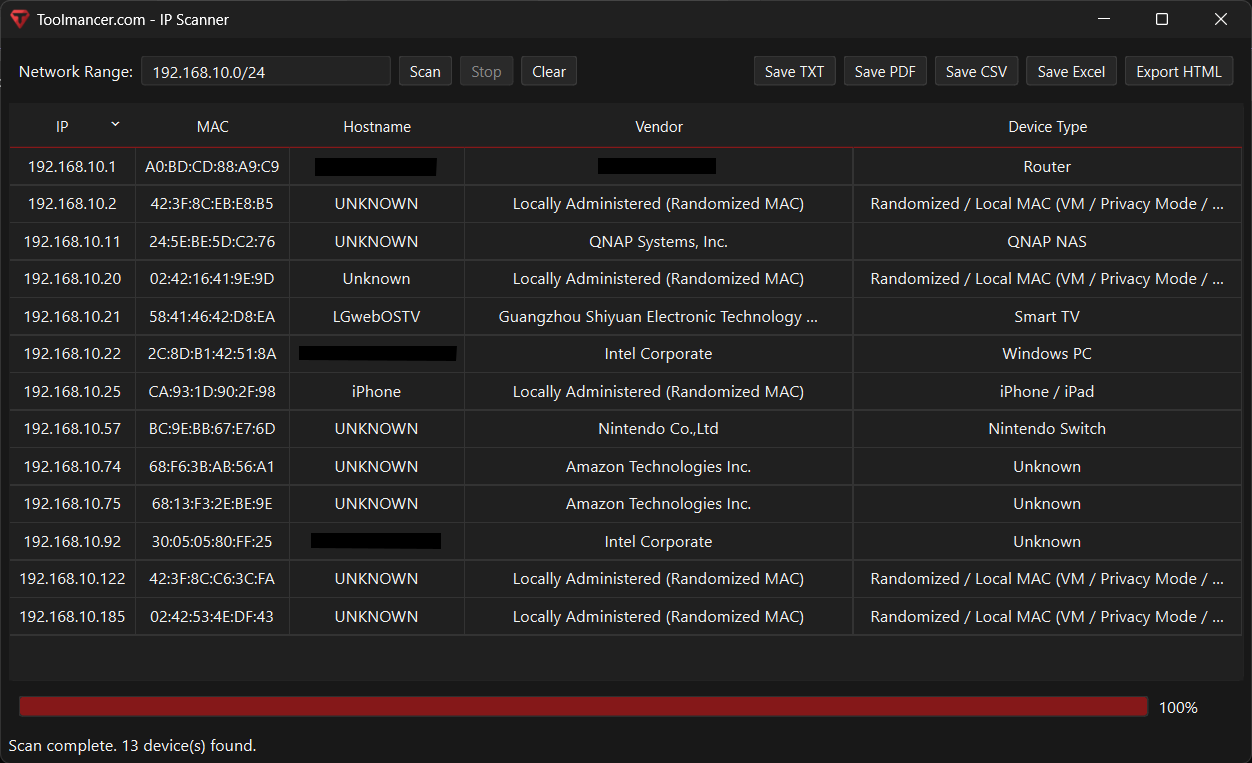 IP Scanner screenshot 3